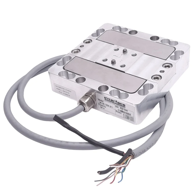 Used Interface Force 3A120-100N-D11 Force Load Cell, 3-Axis, 100N Capacity, 10V Max